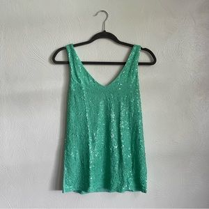 J. Crew Sequined Tank Top